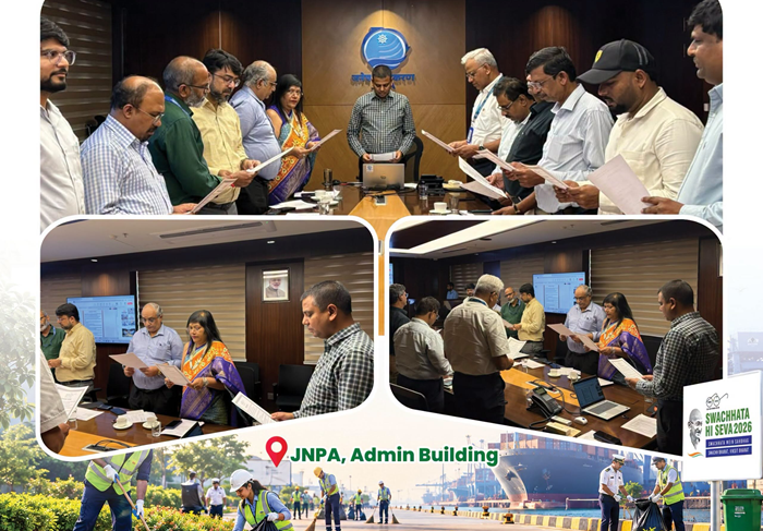 JNPA commences Swachhata Hi Seva 2026 campaign